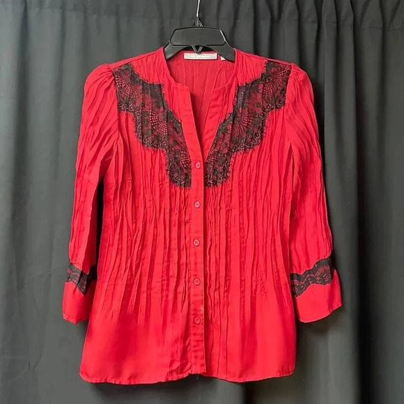 Red & Black Lace XS - Picture 1 of 3